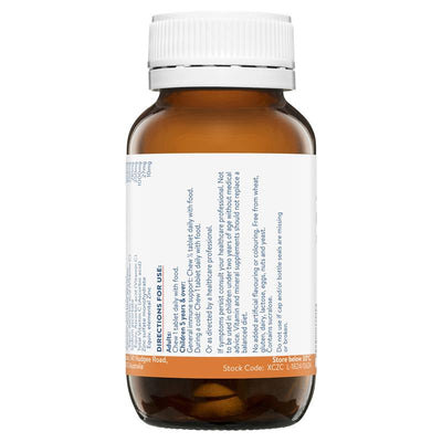 Ethical Nutrients Extra C Zingles Orange Vitamin C & Zinc 50 Tablets