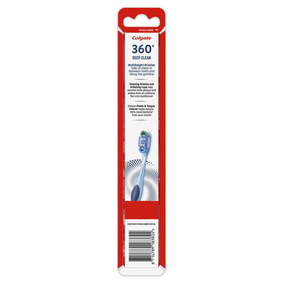 Colgate 360 Whole Mouth Clean Compact Head Toothbrush - Soft