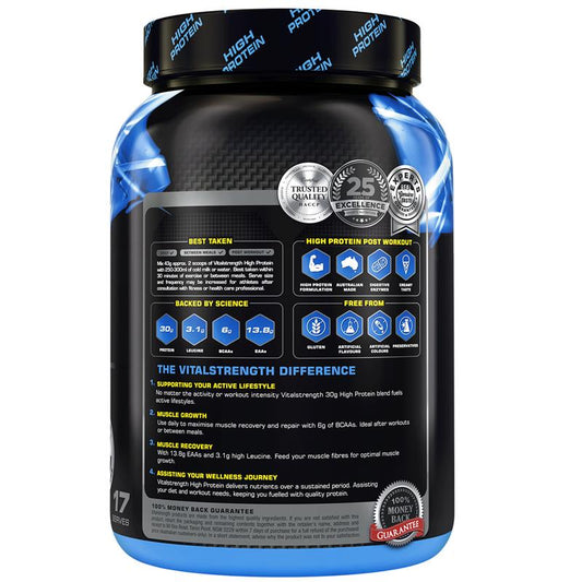 Vital Strength High Protein Vanilla 750g - Essential Post Workout Fuel – view 2