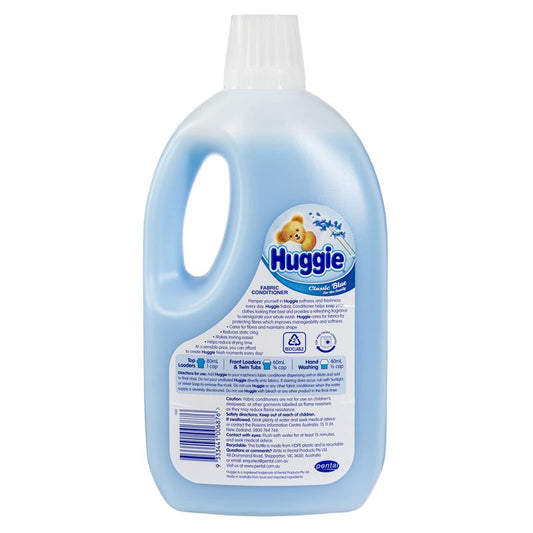 Huggie Classic Blue Fabric Softener 2 Litre - Everyday Softness & Freshness-Auzzi Store
