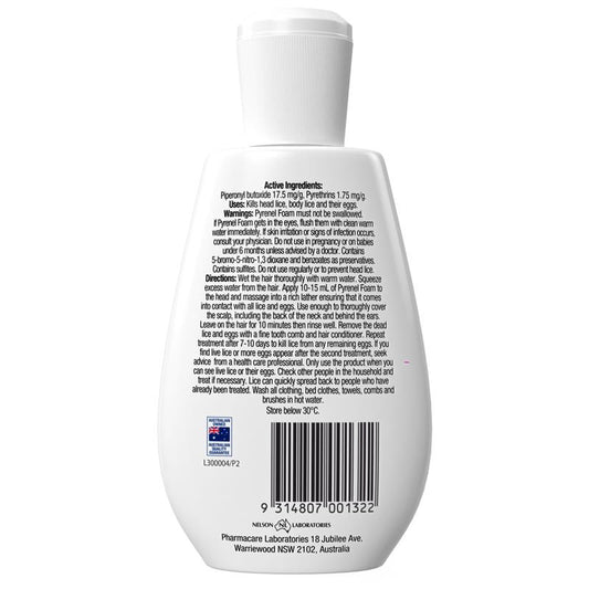 Pyrenel Foam 100ml - Effective Head Lice Treatment – view 2 - Auzzistore