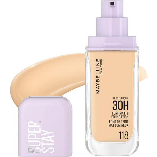 Maybelline Superstay Lumi Matte Foundation 118 – view 2 - Auzzistore