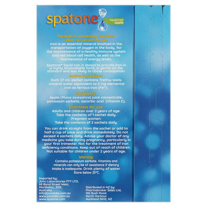 Spatone Liquid Iron Supplement - 28 Apple Flavour Sachets