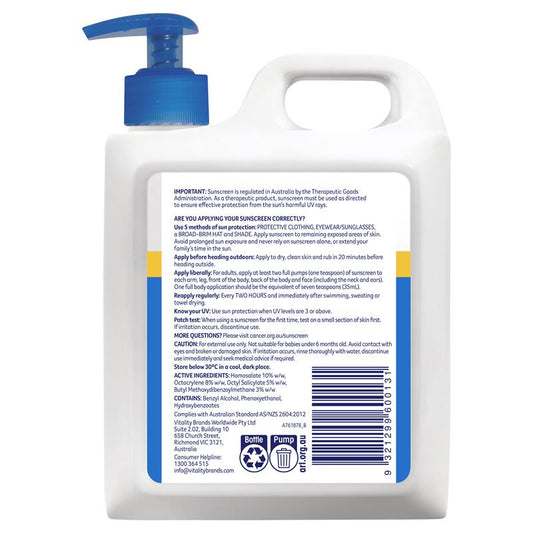 Cancer Council SPF 50+ Ultra Sunscreen 1 Litre-Auzzi Store