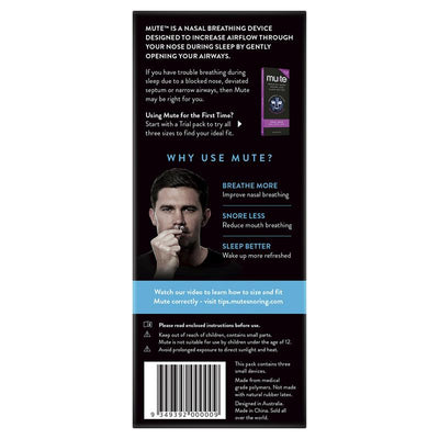 Mute Snoring Relief Small Pack - 30 Nights of Better Breathing