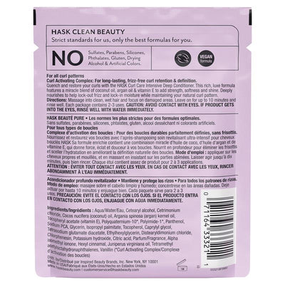 Hask Curl Care Intensive Deep Conditioner Packet 50g - Hydrate & Protect Curls