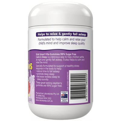 Nature's Way Kids Smart Vita Gummies Sugar Free Sleep & Calm 50 Gummies - Relaxation for Children