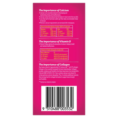 Caltrate Bone & Muscle 50+ Calcium & Vitamin D3, 100 Tablets