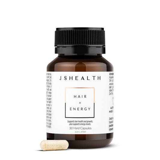 JSHEALTH Hair + Energy Formula 30 Capsules - Hair Growth & Vitality – view 2