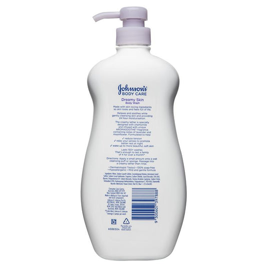Johnson's Lavender Moonflower Wash 1L – Hydrating & Hypoallergenic – view 2