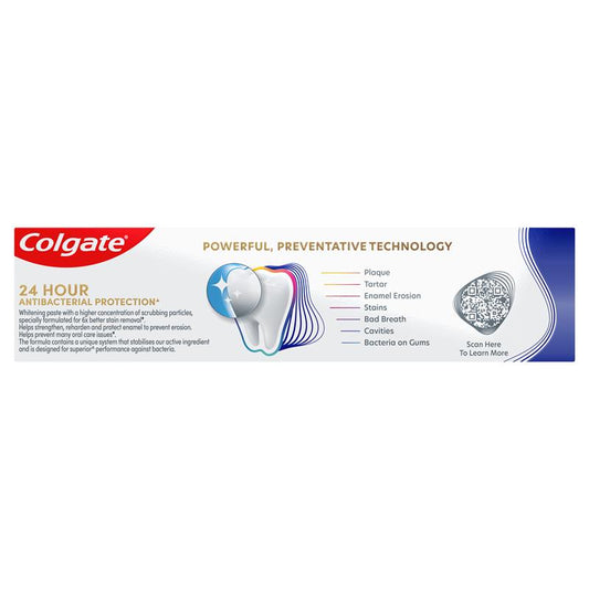 Colgate Total Active Prevention Whitening Toothpaste 200g - Advanced Stain Removal - Auzzi Store