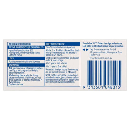 Travacalm Travel Sickness Original - 10 Tablets for Travel Relief - Auzzi Store