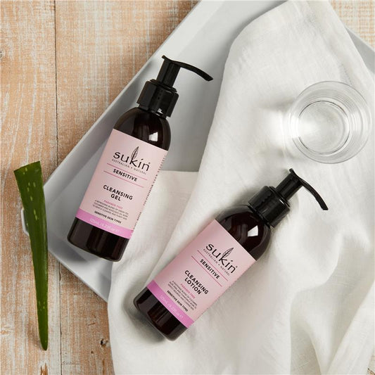 Sukin Sensitive Cleansing Lotion 125ml Pump – view 2 - Auzzistore