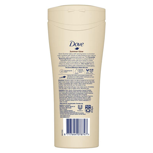 Dove Summer Glow Body Lotion for Medium to Dark Skin - 400ml-Auzzi Store