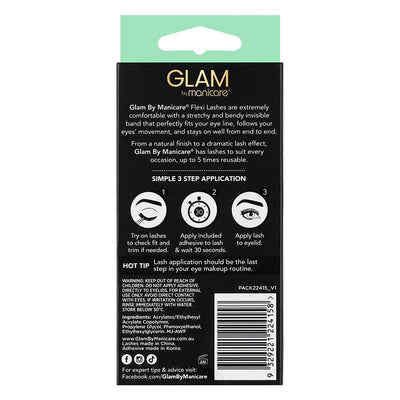 Glam By Manicare Jesse Flexi Lashes Length - 2 Pairs