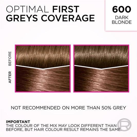 L'Oreal Paris Casting Crème Gloss Semi-Permanent Hair Colour - 600 Light Brown (Ammonia Free)-Auzzi Store
