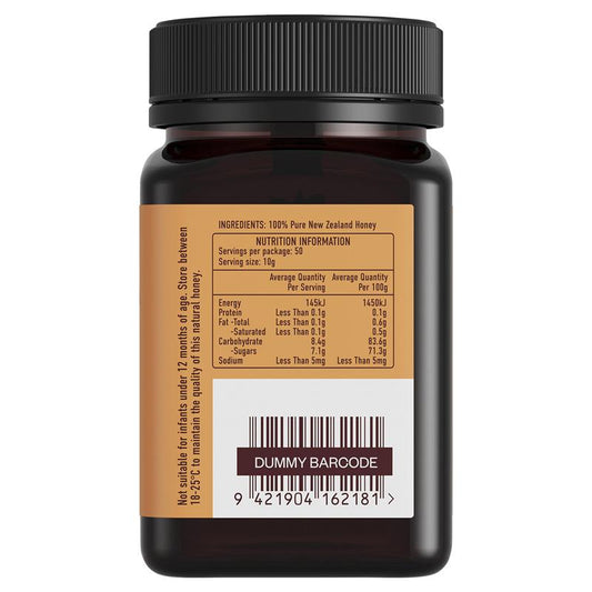 Egmont Honey MGO 50+ Multifloral Manuka 500g - Natural Sweetener for a Healthy Lifestyle – view 2