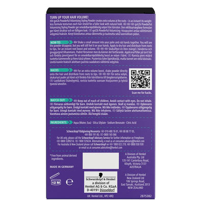 Got2b Powder'Ful Volume Powder 10g - Instant Hair Volume