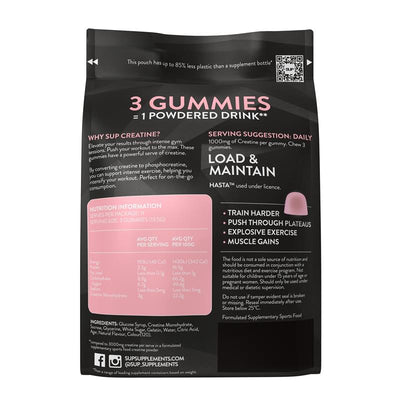 SUP Creatine Gummies Peach - 35 Count