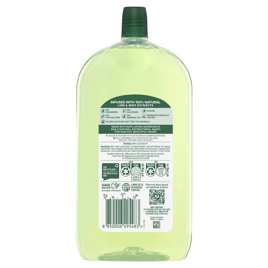 Palmolive Foaming Antibacterial Hand Wash Lime & Mint Refill - 1L – view 2 - Auzzistore