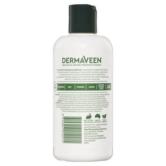 DermaVeen 250mL Oatmeal Conditioner for Sensitive Scalps - Auzzi Store