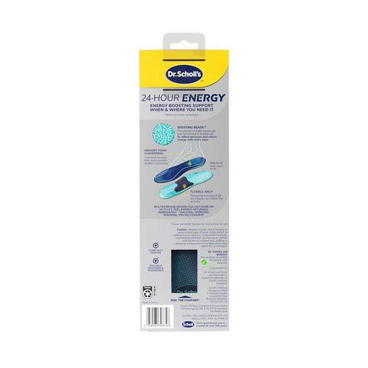 Dr. Scholl's 24-Hour Energy Insoles Large Memory Foam Boosting Beads – view 2