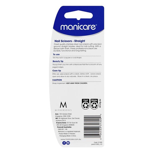 Manicare Straight Nail Scissors-Auzzi Store