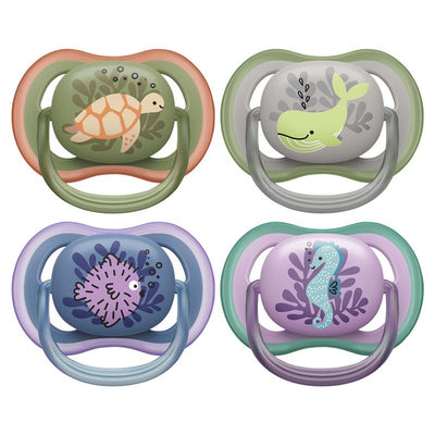 Avent Ultra Air Soother 6-18 Months - Deco Mixed 2 Pack