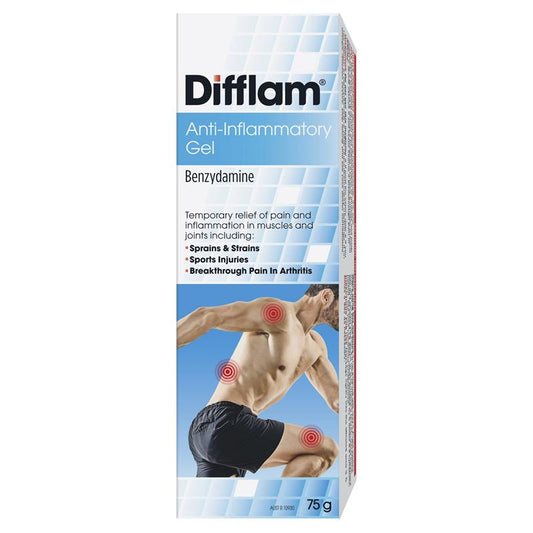 Difflam Anti-Inflammatory Gel 3% - 75g for Pain Relief-Auzzi Store