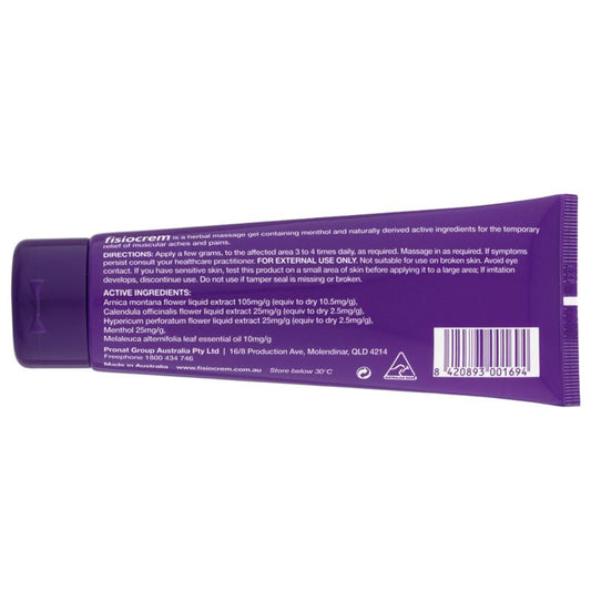 Fisiocrem Solugel 120g - Natural Pain Relief Gel for Muscle Recovery - Auzzi Store