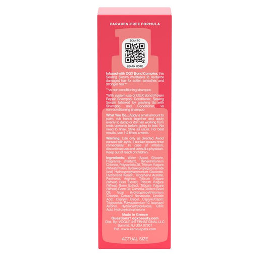 OGX Bond Protein Sealing Serum 50ml - Ultimate Hair Repair