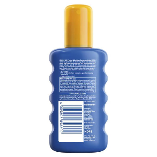 NIVEA Sun Protect & Moisture SPF30 Sunscreen Spray - 200mL-Auzzi Store