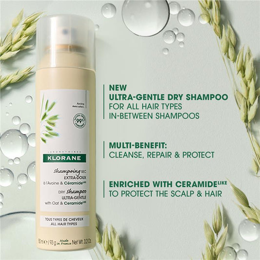 Klorane Dry Shampoo with Oat & Ceramide - 150ml – view 2