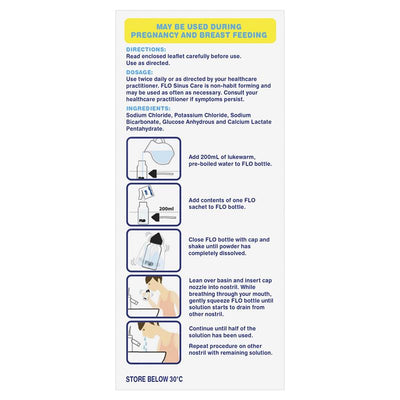 FLO Sinus Care Starter Kit 12 Sachets - Natural Sinus Relief
