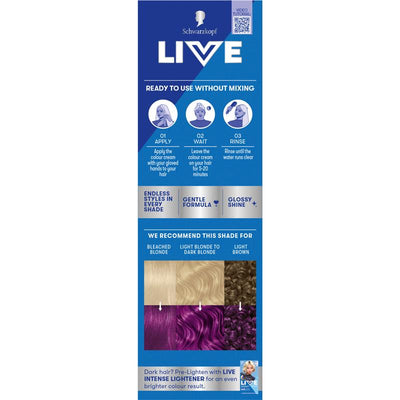 Schwarzkopf LIVE Colour Magnetic Purple - Semi Permanent 75ml