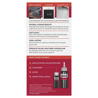 Just for Men Hair Colour - 50 Darkest Brown | Natural Grey Coverage-Auzzi Store