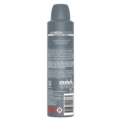 Dove Men+Care Classic 250ml Antiperspirant Spray - 48H, Alcohol-Free