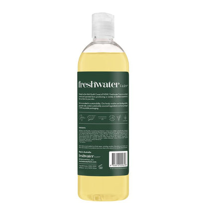 Freshwater Farm Hemp Seed Oil Body Wash 500ml – Natural, Hydrating, pH Balanced