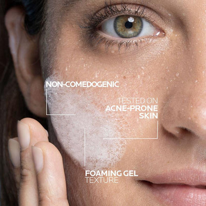 La Roche-Posay Effaclar Foaming Gel Moussant Eco Refill 400ml - Purifying Cleanser for Oily Skin