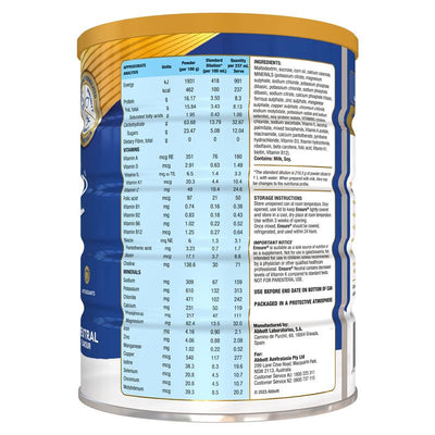 Ensure Powder Neutral - 850g Nutritional Supplement