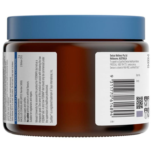 Swisse Ultibiotic Daily Digest + Prebiotic Fibre Powder - 132g - Auzzistore