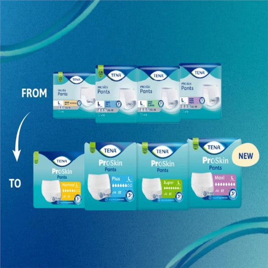 Disposable TENA ProSkin Super Incontinence Pants - Large, 12 Pants – view 2