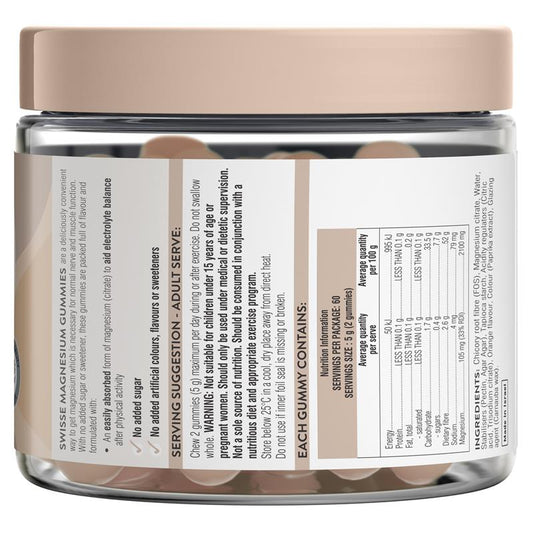 Swisse Ultiboost Magnesium Gummies - 120 Pack for Muscle Function-Auzzi Store