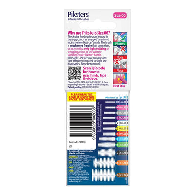 Piksters Interdental Brushes Size 00 Pink - 10 Pack