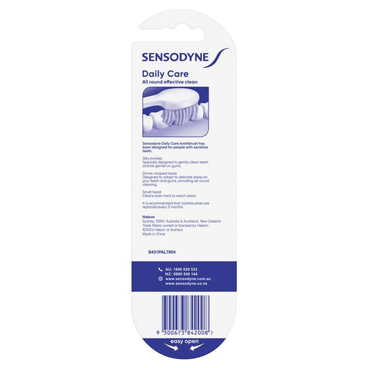 Sensodyne Sensitive Teeth Daily Care Soft Toothbrush 3 Pack - Everyday Protection for Sensitive Teeth - Auzzi Store