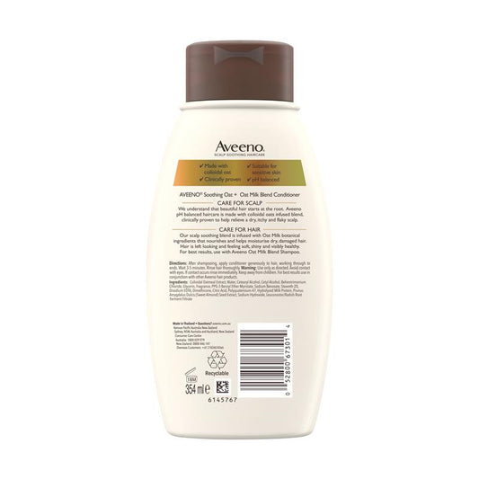 Aveeno Oat Milk Blend Moisturising Conditioner for Dry & Damaged Hair - 354mL – view 2