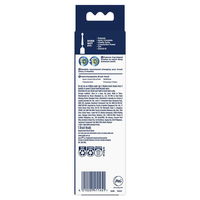 Oral-B Cross Action Clean Electric Toothbrush Refills 5 Pack