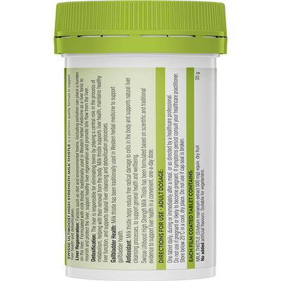 Swisse Milk Thistle 500mg Extract - 60 Vegetarian Tablets for Liver Support