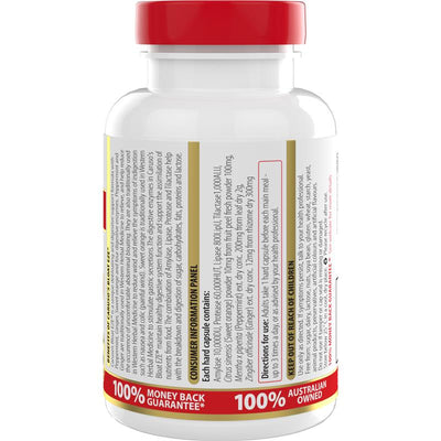 Carusos Bloat Eze - 60 Capsules