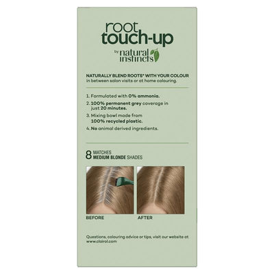Clairol Root Touch Up Natural Instincts 8 Medium Blonde - Permanent Hair Colour (35g)